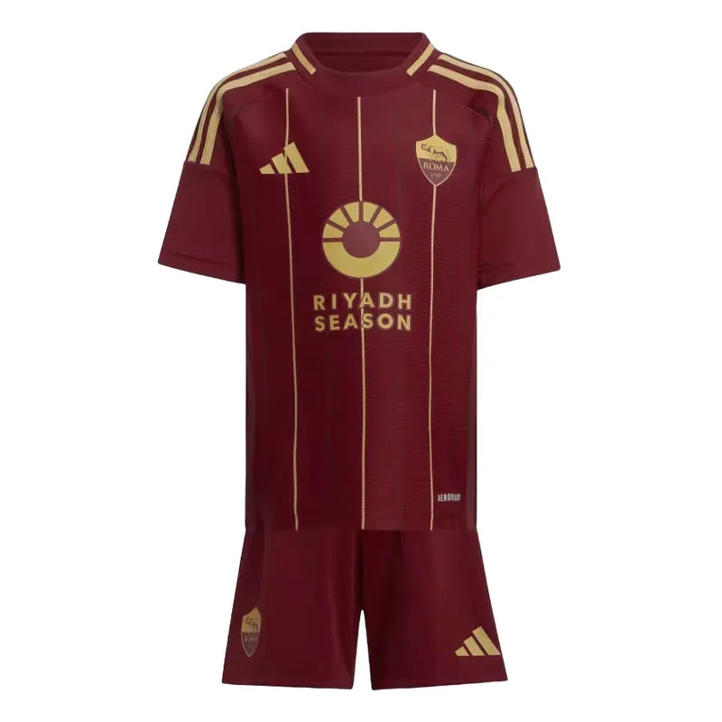 Conjunto Infantil Roma I 24/25 - Vermelho
