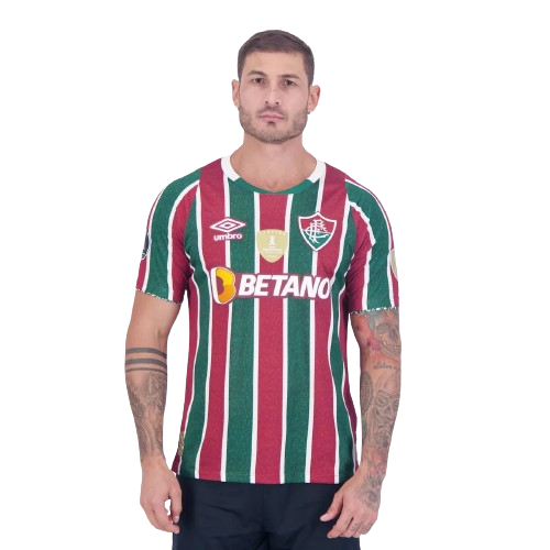 Camisa Fluminense Home 24/25 Jogador - Vinho e Verde